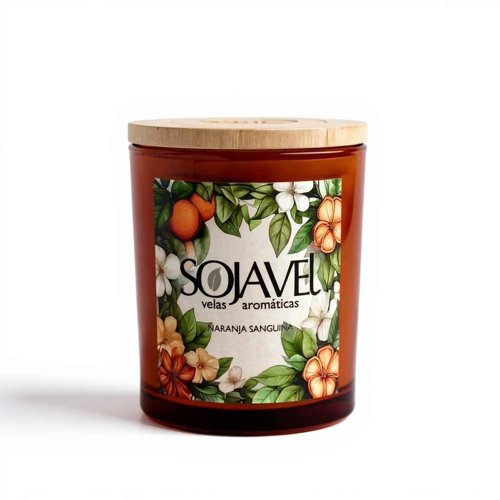 Vela “Naranja Sanguina”